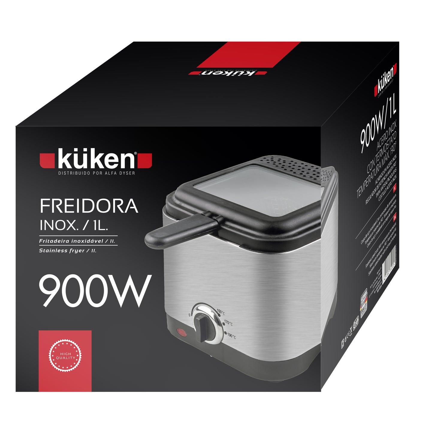 FRITADEIRA INOX 900W 1.0 L 230V AC