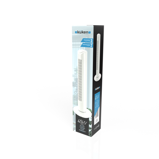 VENTILADOR DE COLUNA KÜKEN 45W COM CONTROLE