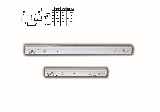 SUPPORT FOR LINEAR LAMP 30CM