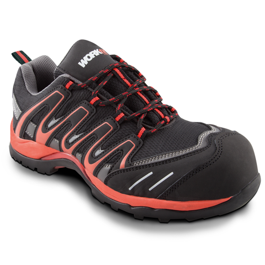 Calçado de Segurança - Modelo Trail Vermelho