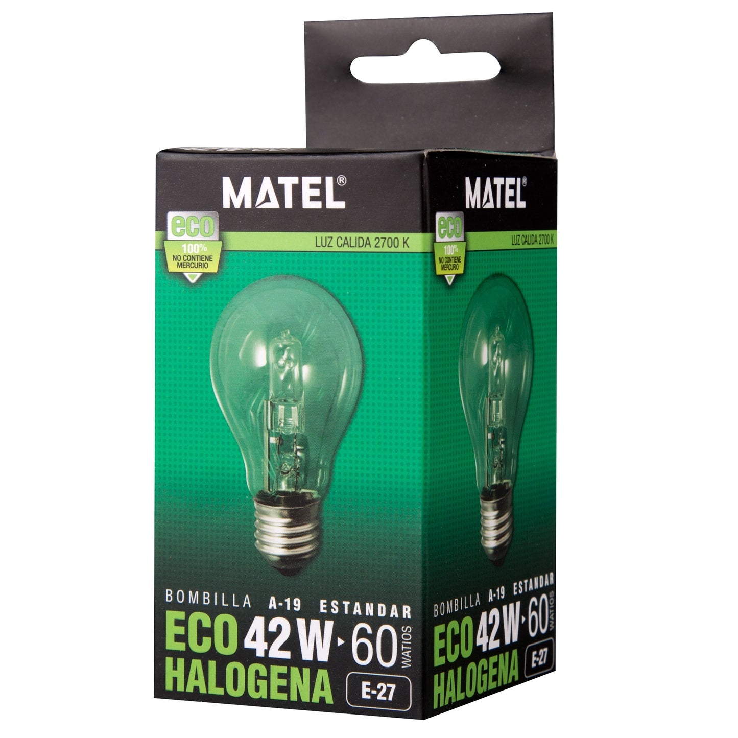 ECO HALOGEN LAMP E27 28W 42W 70W 100W TRANSPARENT 125 / 230 V AC 