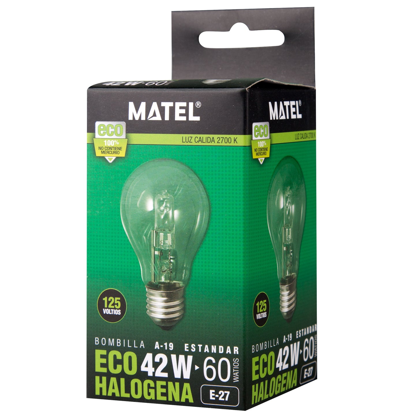 LAMPADA ECO HALOGÉNIO E27 28W 42W 70W 100W TRANSPARENTE 125 / 230 V AC