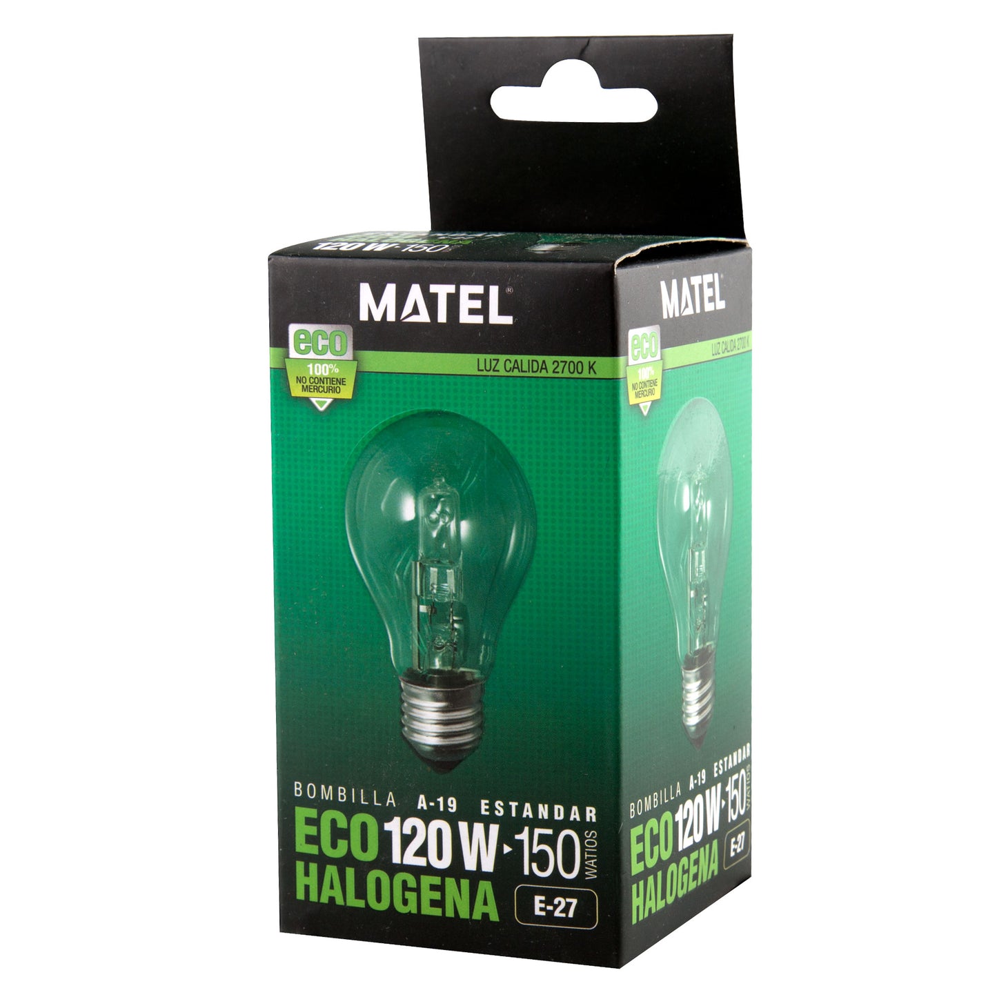 LAMPADA ECO HALOGÉNIO E27 28W 42W 70W 100W TRANSPARENTE 125 / 230 V AC