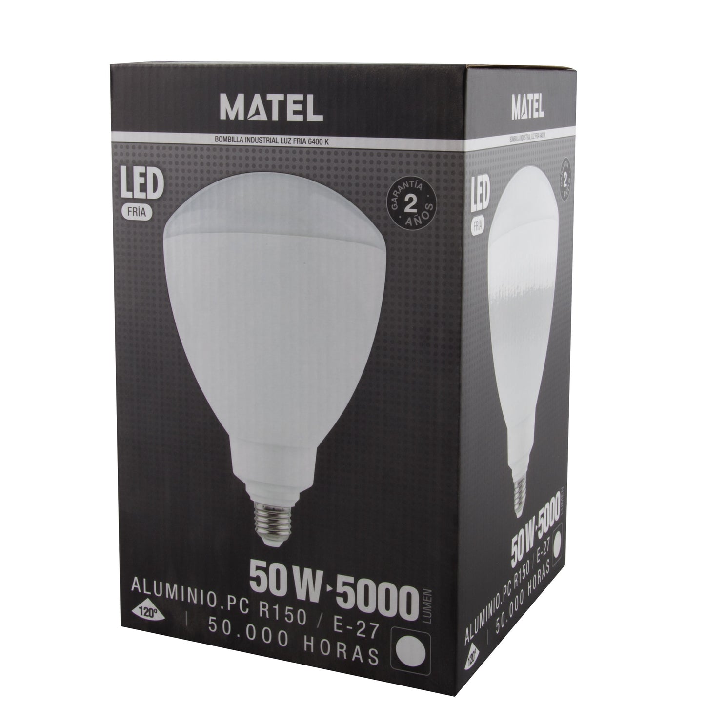 INDUSTRIAL LED LAMP E40 50W 70W R150 R170 120º 230V AC 