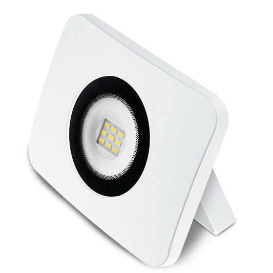PROJETOR ALUMÍNIO FUNDIDO BRANCO COM / SEM SENSOR 10W 20W 30W 50W 70W 100W 6400K 230V AC