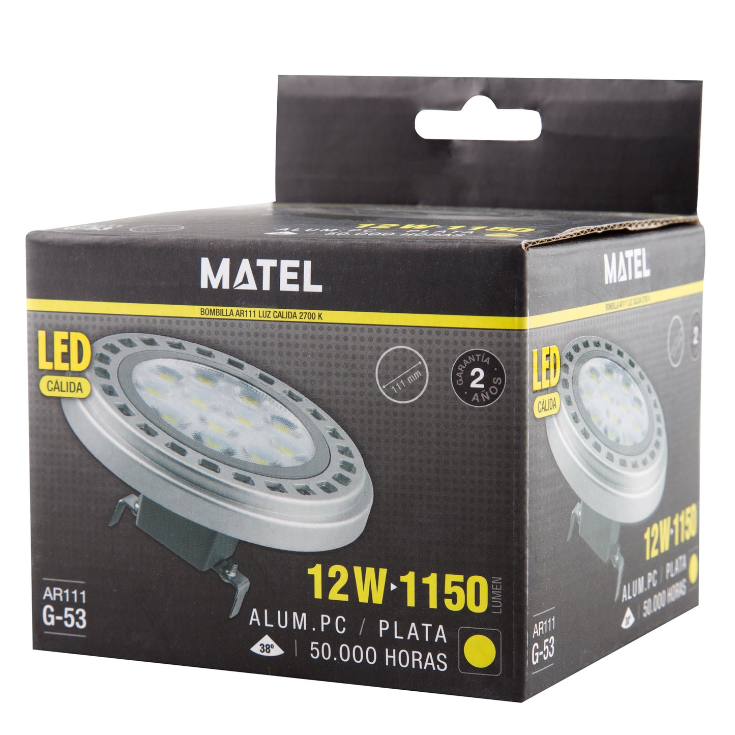 LAMPE LED AR111 38º ES111 GU10 38º 120º GX53 120º 230V AC 