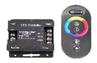 Controlador RGB Com Comando Touch 12V / 216W 24V / 432W - Max 18A