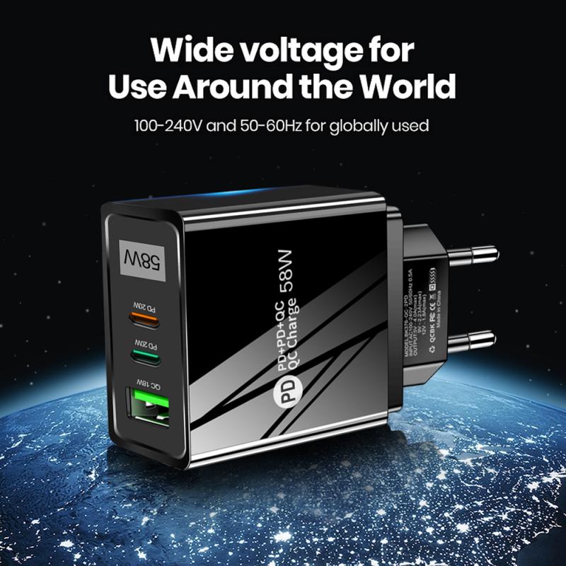 Chargeur Rapide USB 3.0 58W