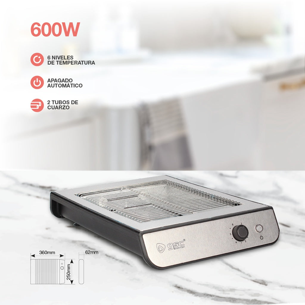 Millo flat toaster 600W 